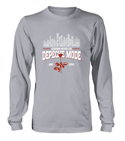 Legends Never Die Depeche Mode 1980 2020 Long sleeved Unisex