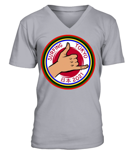 Surfing Men's V-Neck T-shirt