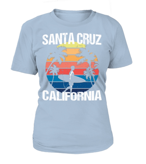 Santa Cruz California Surfing Beach Gift Idea Women's T-Shirt