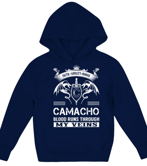CAMACHO Last Name, Surname Tshirt Kids Hoodie