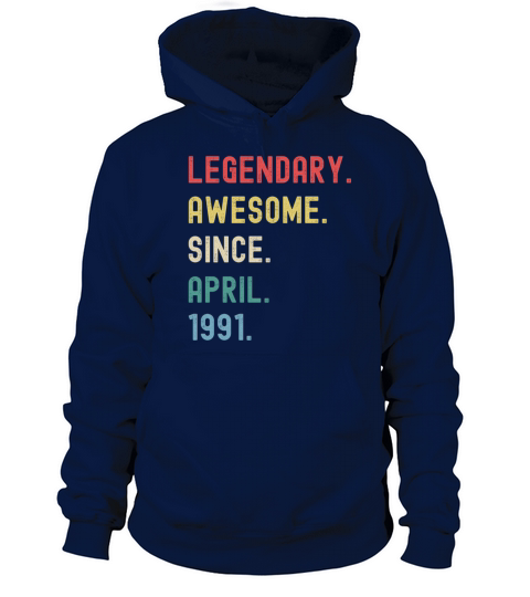 30th Birthday 30 Years April 1991 Women's Hoodie