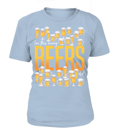 Beer Lover Im This Many Beers Old Women's T-Shirt