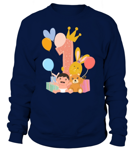Birthday Baby - 1st Birthday Men's Sweatshirt