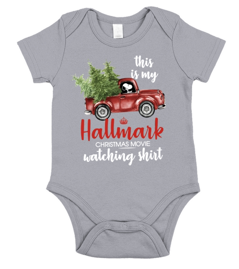 This Is My Hallmark Christmas Movies Short Sleeve Baby One-Piece