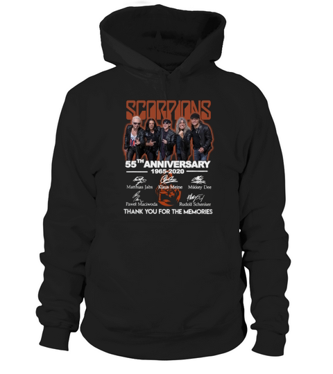 Classic Scorpions  55th Anniversary Hoodie Unisex