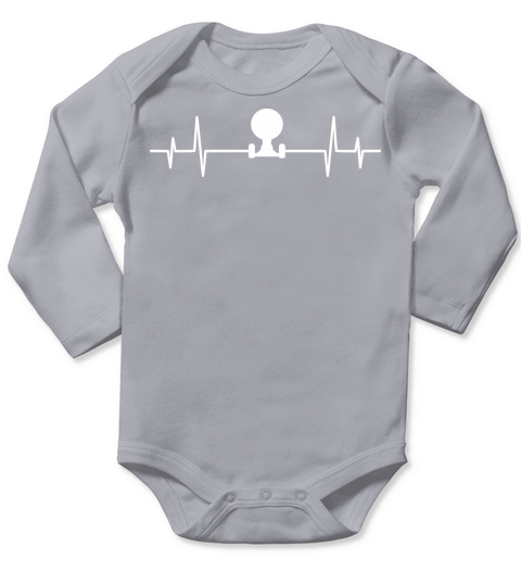 Heartbeat Trek Starfleet Space Ship Warp Star USS Long Sleeve Baby One-Piece