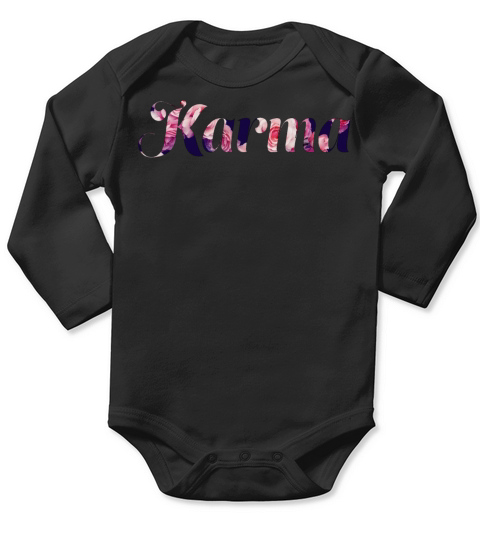 Karma Long Sleeve Baby One-Piece