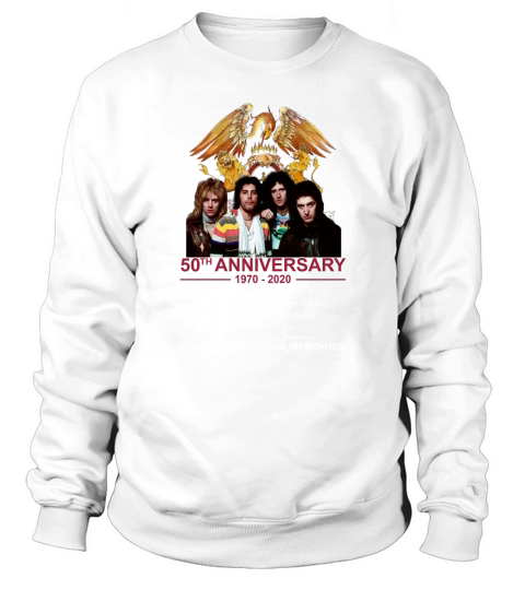 Queen 50th anniversary thank you for the memories signatures Sweatshirt Unisex