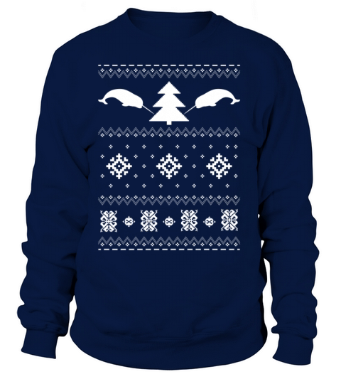 Narwhal Christmas Sweater Women's Sweatshirt