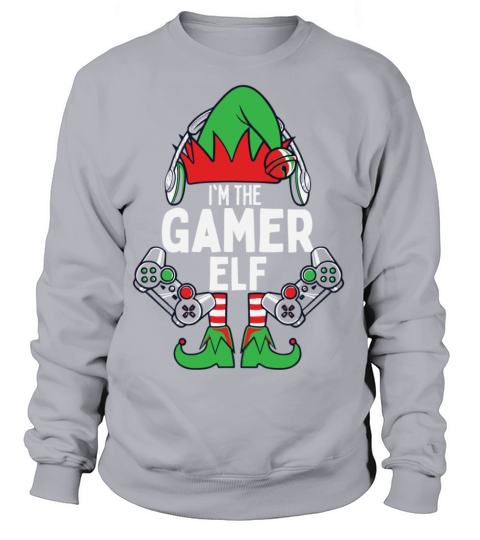 Gamer Elf Matching Family Christmas Women's Sweatshirt