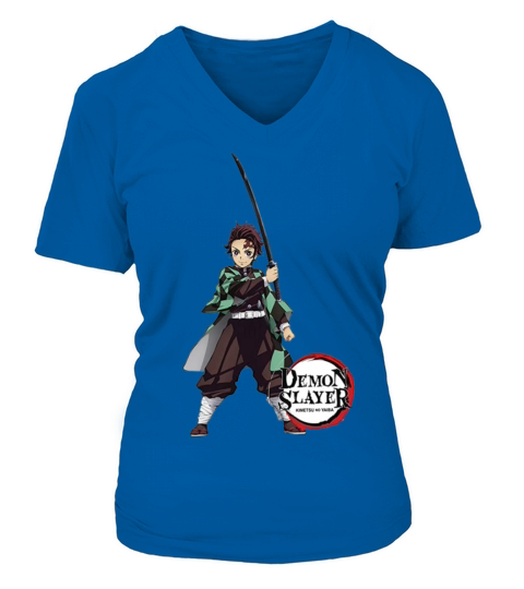 Tanjiro Kamado Demon Women's V-Neck T-shirt