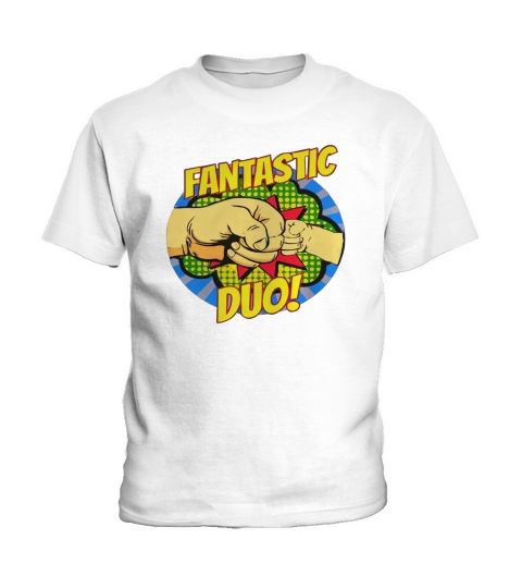 Superhero Fathers Day Shirt Son Daughter Father Dad Daddy Kids T-Shirt