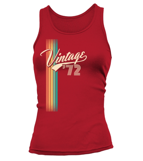 Vintage 1972 - 50 years old - 50th birthday gift Tank top Woman