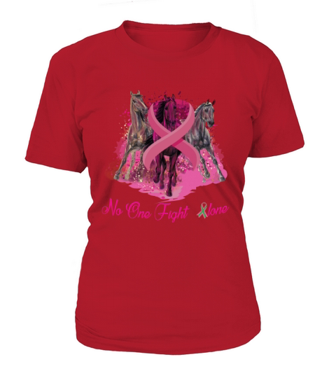 Horse With Breast Cancer Awareness Women Women's T-Shirt