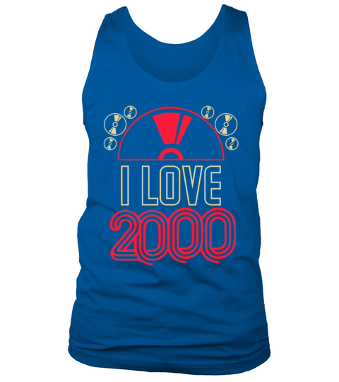 2000s Party Costume for People born 2000 Men's Tank Top
