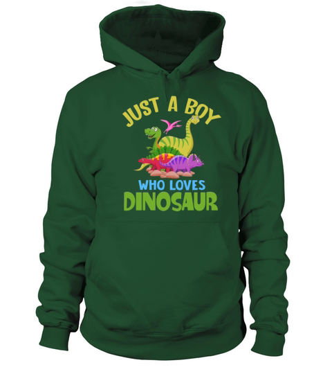 Just a Boy Who Loves Dinosaurs Schoolboys and Pale Women's Hoodie