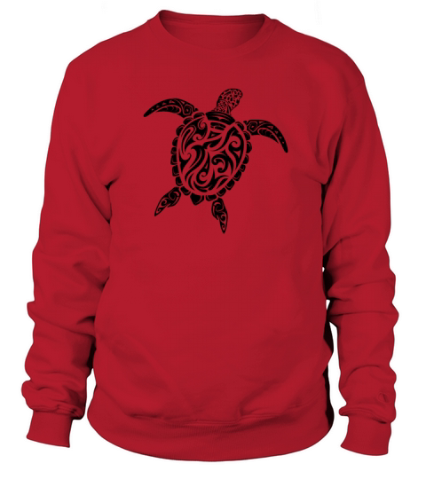Sea Turtle Honu Polynesian Hawaiian Maori Tattoo Men's Sweatshirt