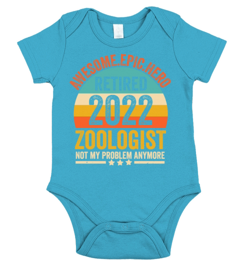 Retired Zoologist 2022 Retirement For Zoologist R Short Sleeve Baby One-Piece