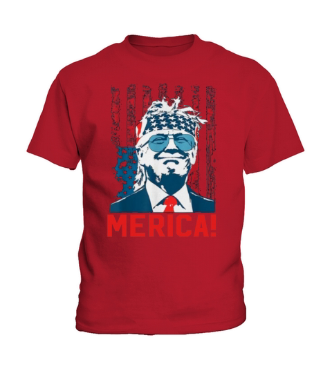 Trumpf 2020 Hemden Merica glückliches amerikanisches Unabhängigkeitstag-Hemd Kids T-Shirt