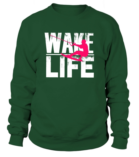 Cool Wake Surfing Gift Print Boat Lake Women's Sweatshirt