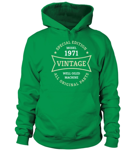 Born 1971 Vintage 50 Year Old 50th Birthday Gifts Men's Hoodie