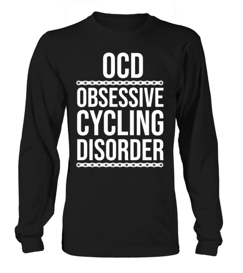 OCD Cycling Bike Funny Cyclist Triathlon Dad Gift Women's Long Sleeve