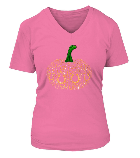 Pumpkin Horse hoof Halloween Costume Women's V-Neck T-shirt
