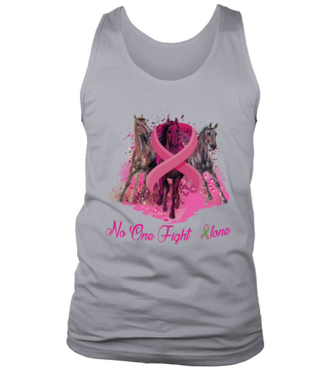 Horse With Breast Cancer Awareness Women Men's Tank Top