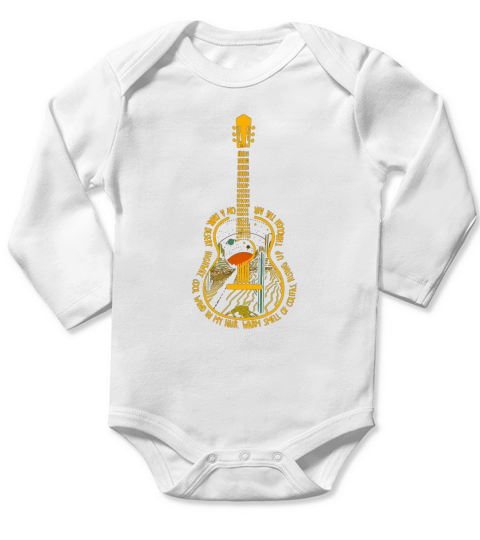 Vintage Hotel california  Eagles Gift Long Sleeve Baby One-Piece