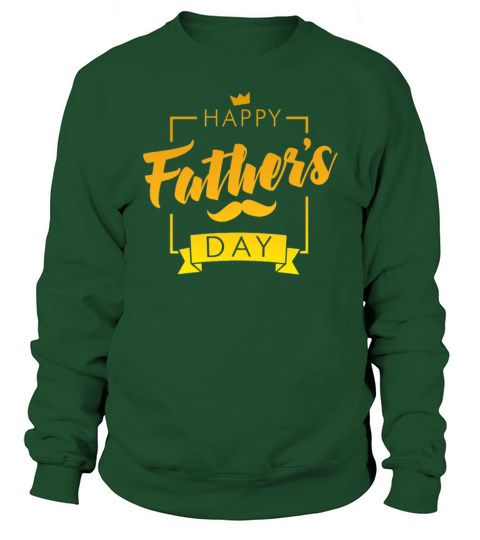 happy father day gold Women's Sweatshirt