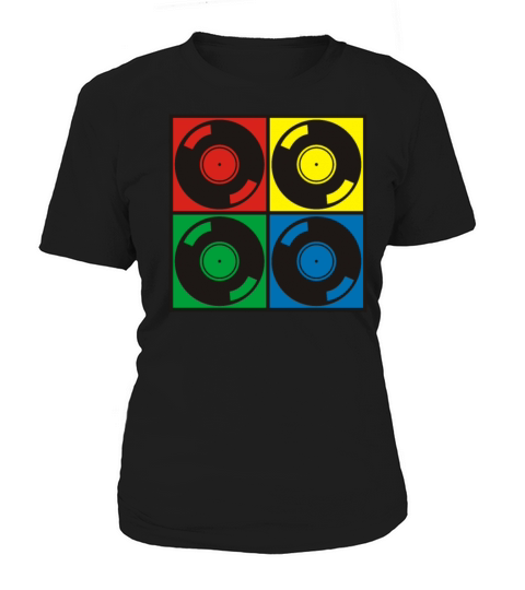 Vinyl Record T-Shirt Woman