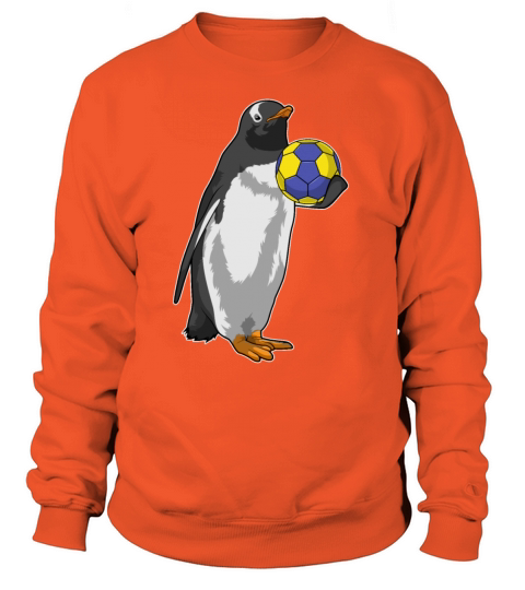Penguin at Handball Sports Women's Sweatshirt