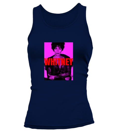 Whitney Houston Official Hot Pink Red Shirt Tank top Woman