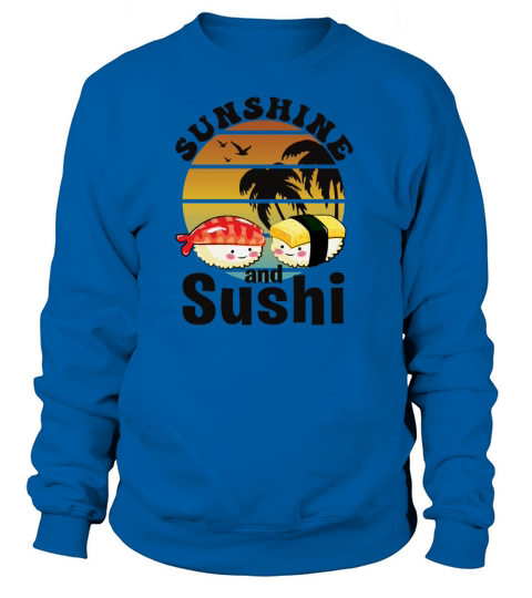 Beach and Sushi Lover Women's Sweatshirt