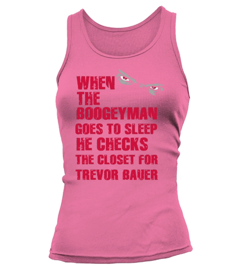 Trevor Bauer Cleveland Baseball Sports Boogeyman Tank top Woman