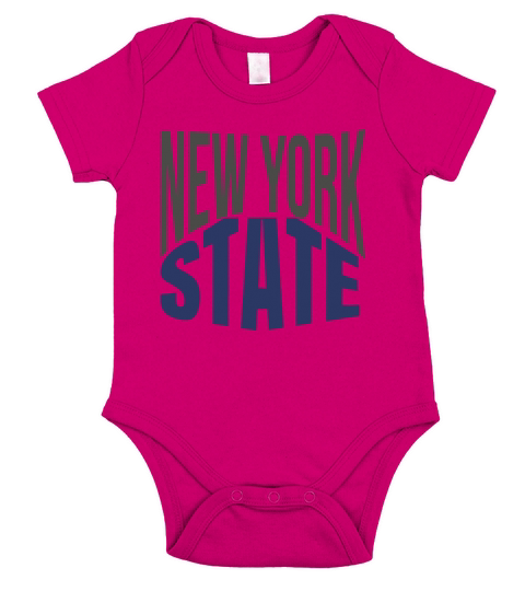 New York State Short Sleeve Baby One-Piece