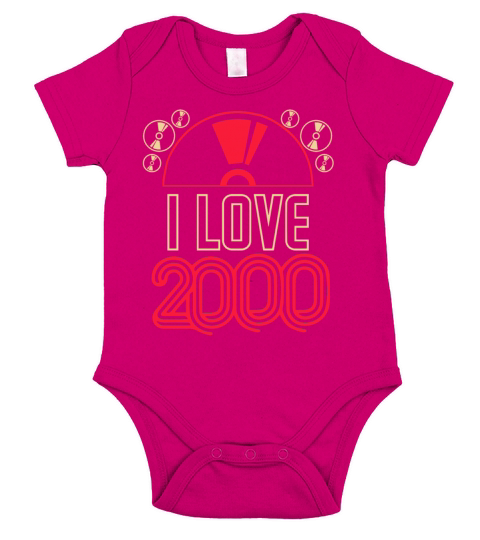 2000s Party Costume for People born 2000 Short Sleeve Baby One-Piece
