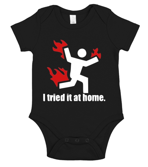 I Tried It At Home Short Sleeve Baby One-Piece