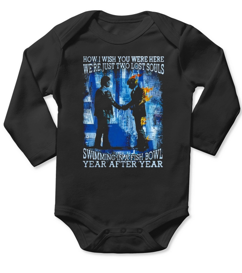 Wish You Were Here Lyrics Pink Floyd Delicate Sound Of Thunder shirt Long Sleeve Baby One-Piece