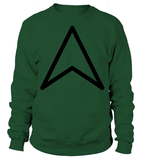 Arrow Head point or Star Trek style Federation Men's Sweatshirt