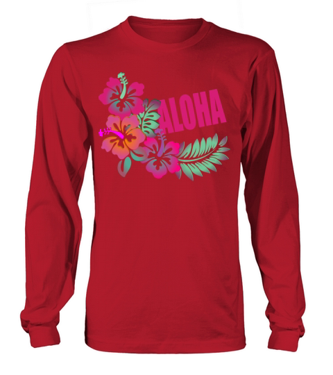 ALOHA FLOWER Men's Long Sleeve