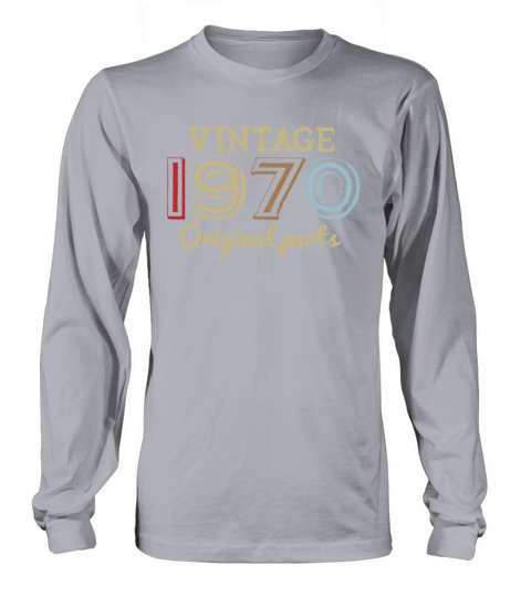 50th birthday Retro 70s 1970 Vintage Gifts Women's Long Sleeve