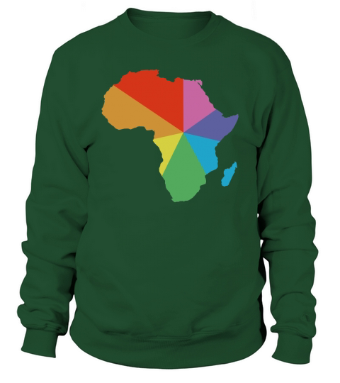 Africa Rainbow Pride Burst Sweatshirt Unisex