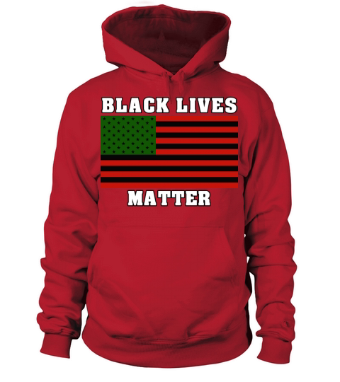 Black Lives Matter Flag Men's Hoodie