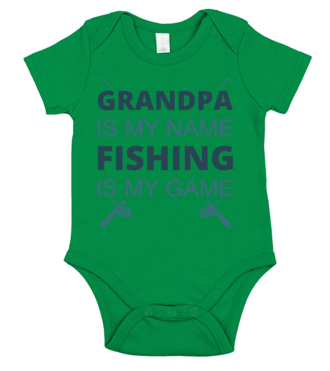 Fischer Fathers Day Gift Short Sleeve Baby One-Piece