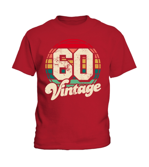 Vintage 1960 birthday gifts Born 60 Bday Gift Kids T-Shirt