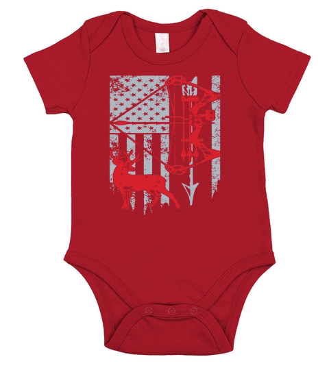 Hunting Deer Short Sleeve Baby One-Piece