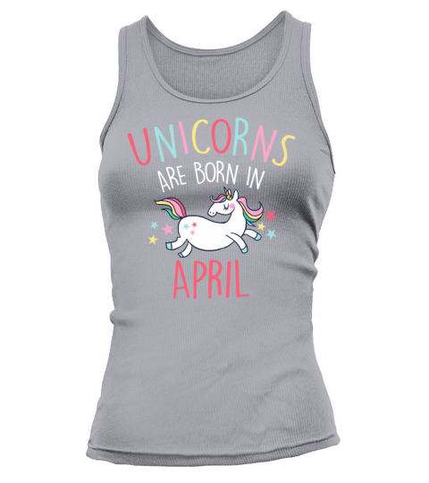 Unicorns Are Born In April Women's Tank Top