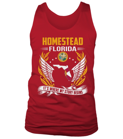 Homestead, Florida - Its Where My Story Begins Tank Top Unisex