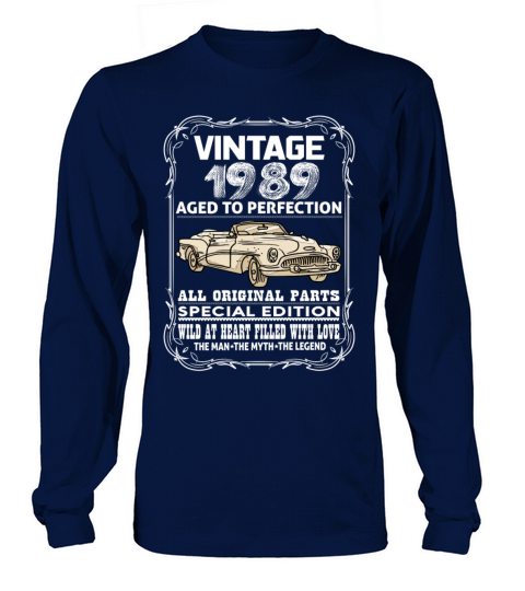 VINTAGE 1989-AGED TO PERFECTION Women's Long Sleeve